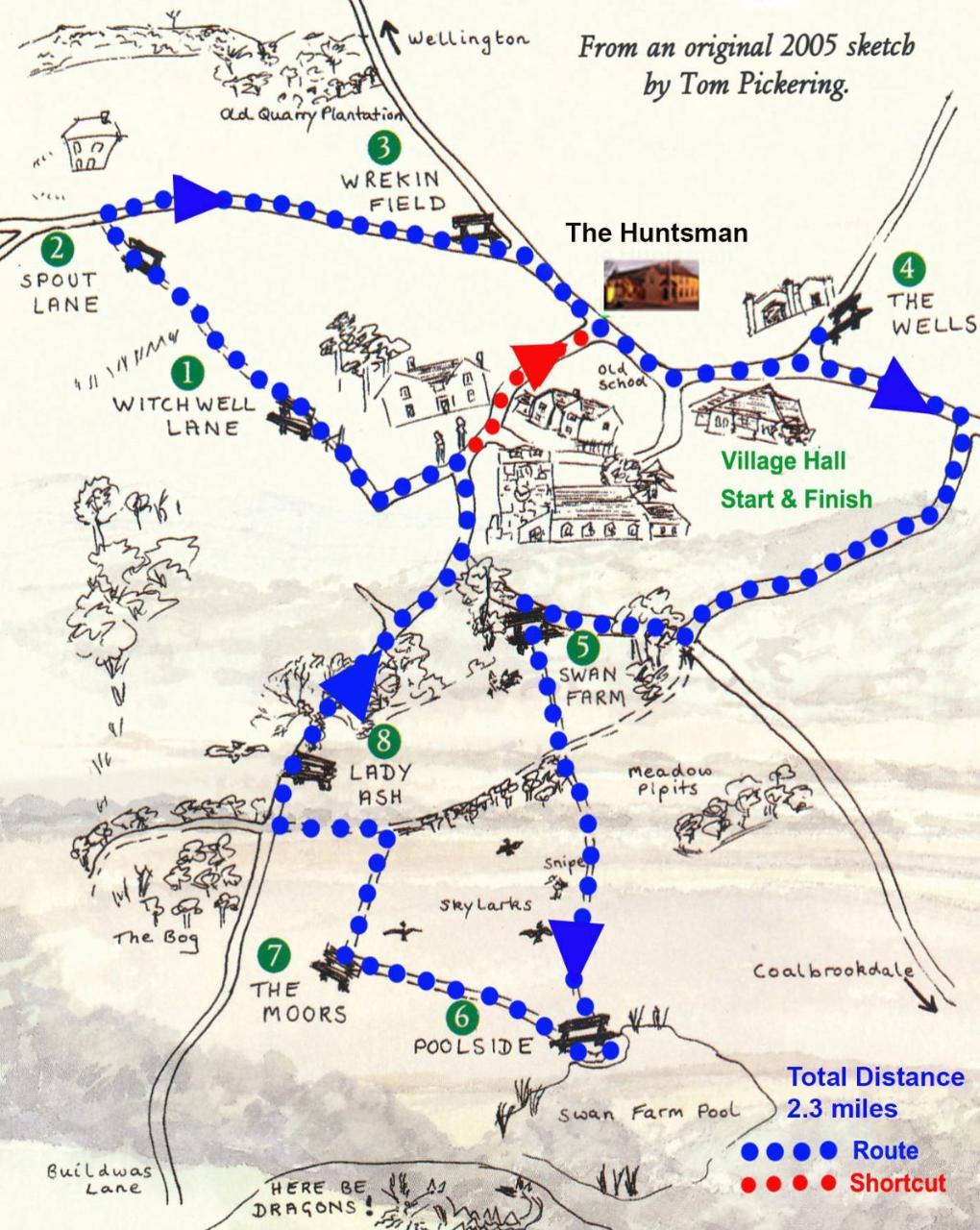 فندق The Huntsman Of Little Wenlock تيلفورد المظهر الخارجي الصورة